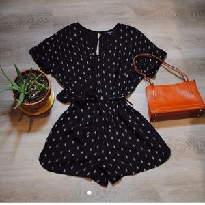 Madewell Black Diamond Romper